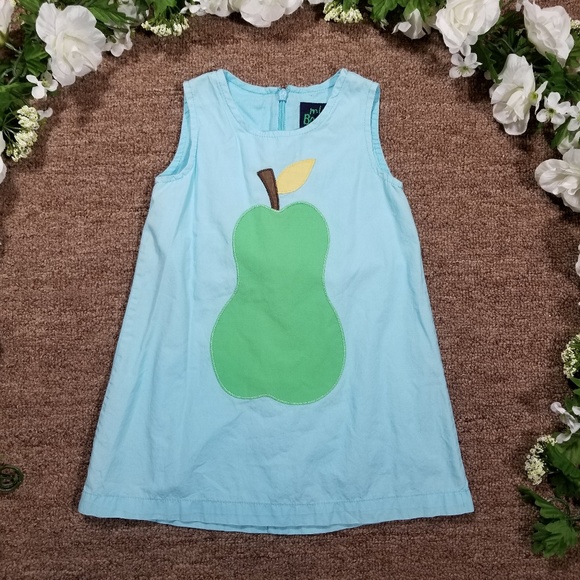 Mini Boden Other - Mini Boden blue Summer pear dress